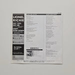 Lionel Richie – Say You, Say Me / Can't Slow Down Japan Vinyl