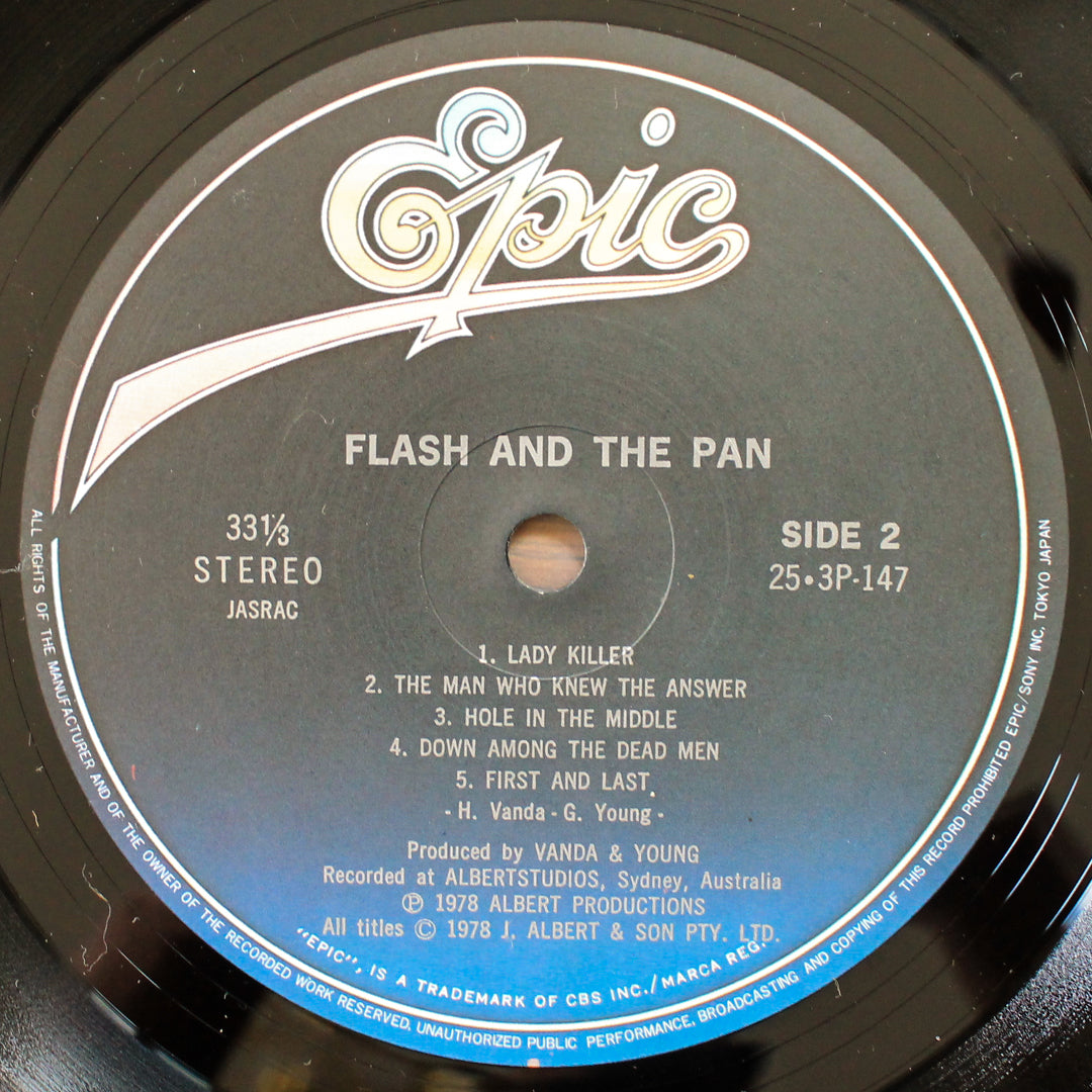 Flash And The Pan - Flash And The Pan 33'lük LP PLAK Japan Vinyl