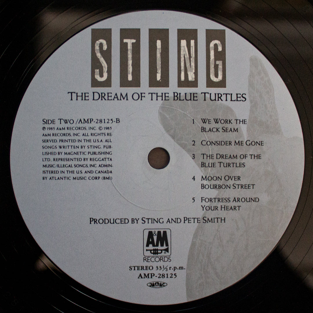 Sting - The Dream Of The Blue Turtles 33'lük LP PLAK Japan Vinyl