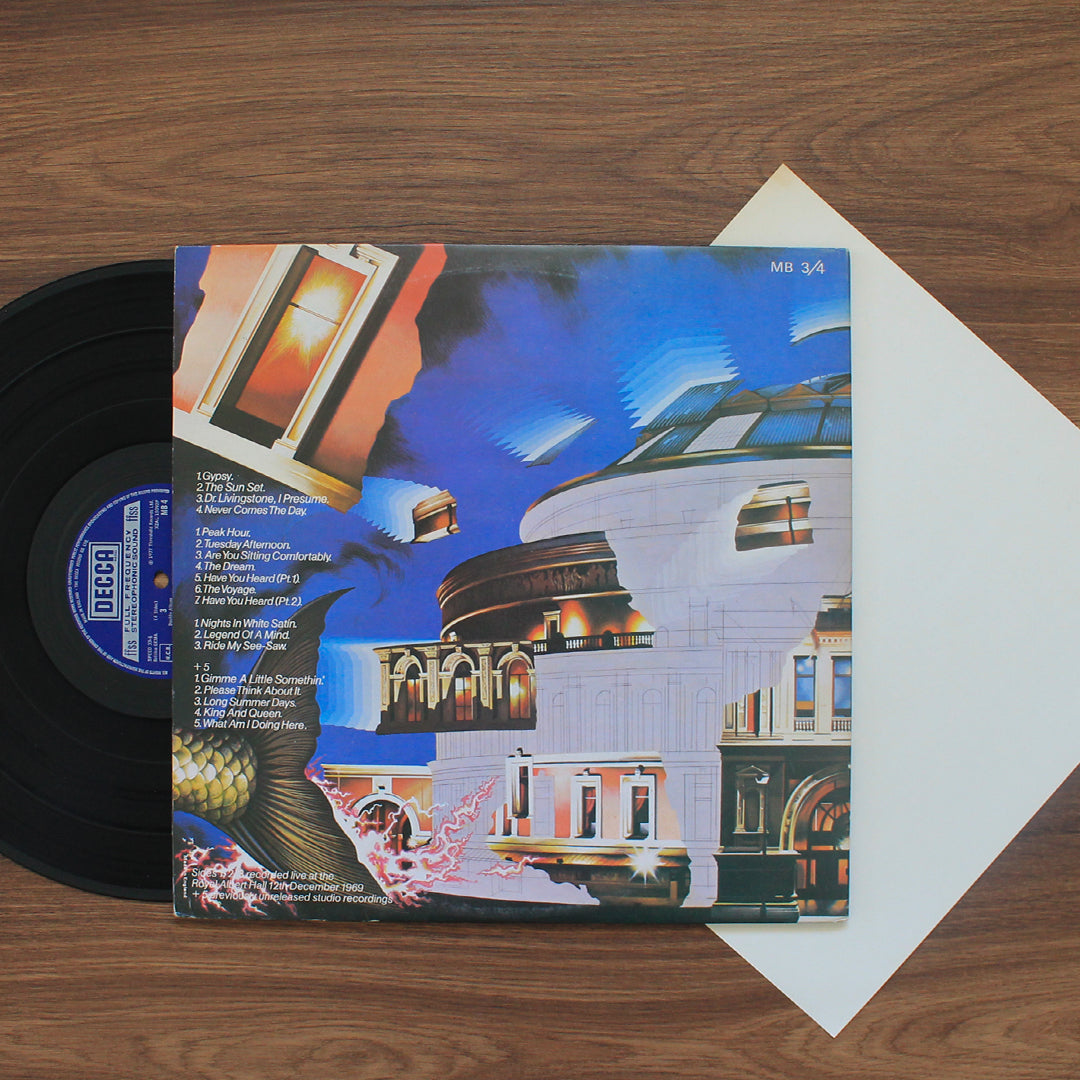 The Moody Blues – Caught Live +5 İmzalı Plak Japan Vinyl