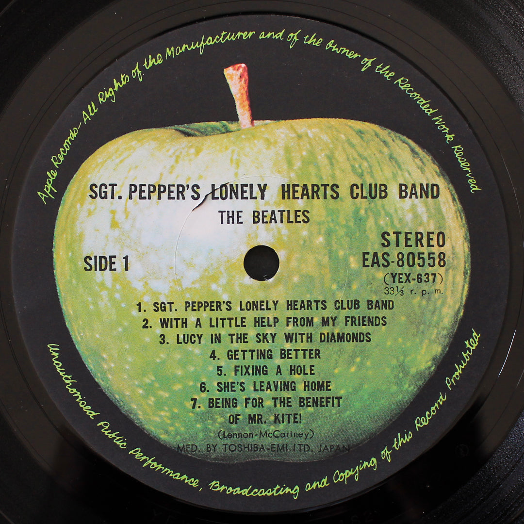 The Beatles - Sgt. Pepper's Lonely Hearts Club Band 33'lük LP PLAK Japan Vinyl