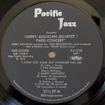 Gerry Mulligan Quartet - Paris Concert Japan Vinyl