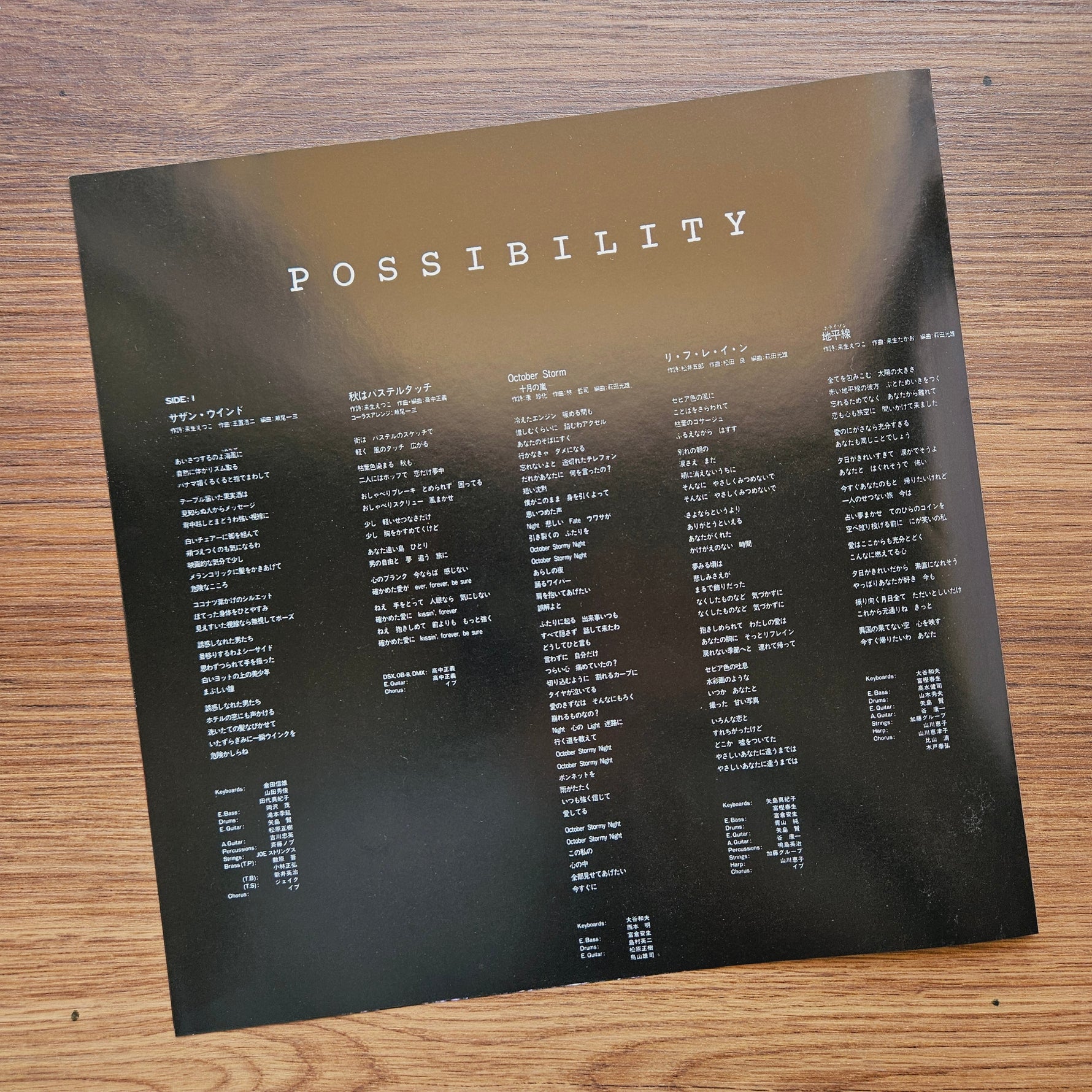 Akina Nakamori – Possibility 33'lük LP PLAK Japan Vinyl