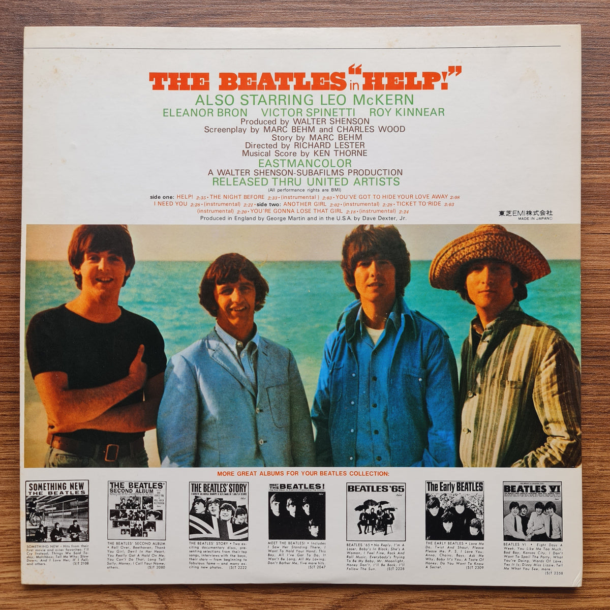 The Beatles – Help! 33'lük LP PLAK Japan Vinyl
