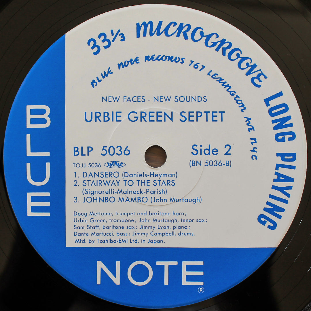 The Urbie Green Septet – New Faces - New Sounds (10'' Plak) Japan Vinyl