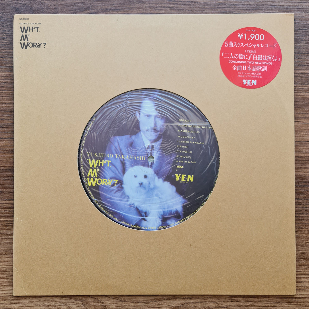 Yukihiro Takahashi – What, Me Worry? Japan Vinyl