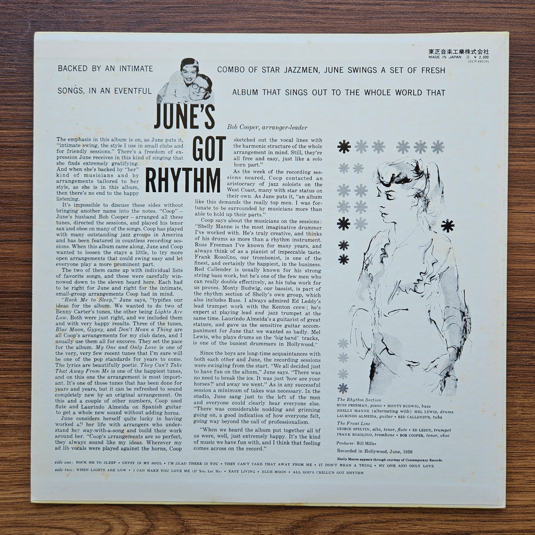 June Christy - June's Got Rhythm Japan Vinyl