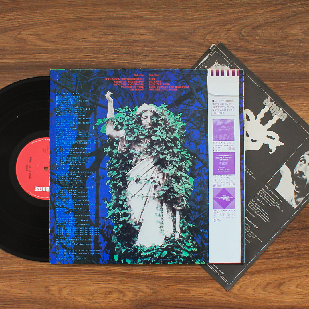 Demon - Night Of The Demon 33'lük LP PLAK Japan Vinyl