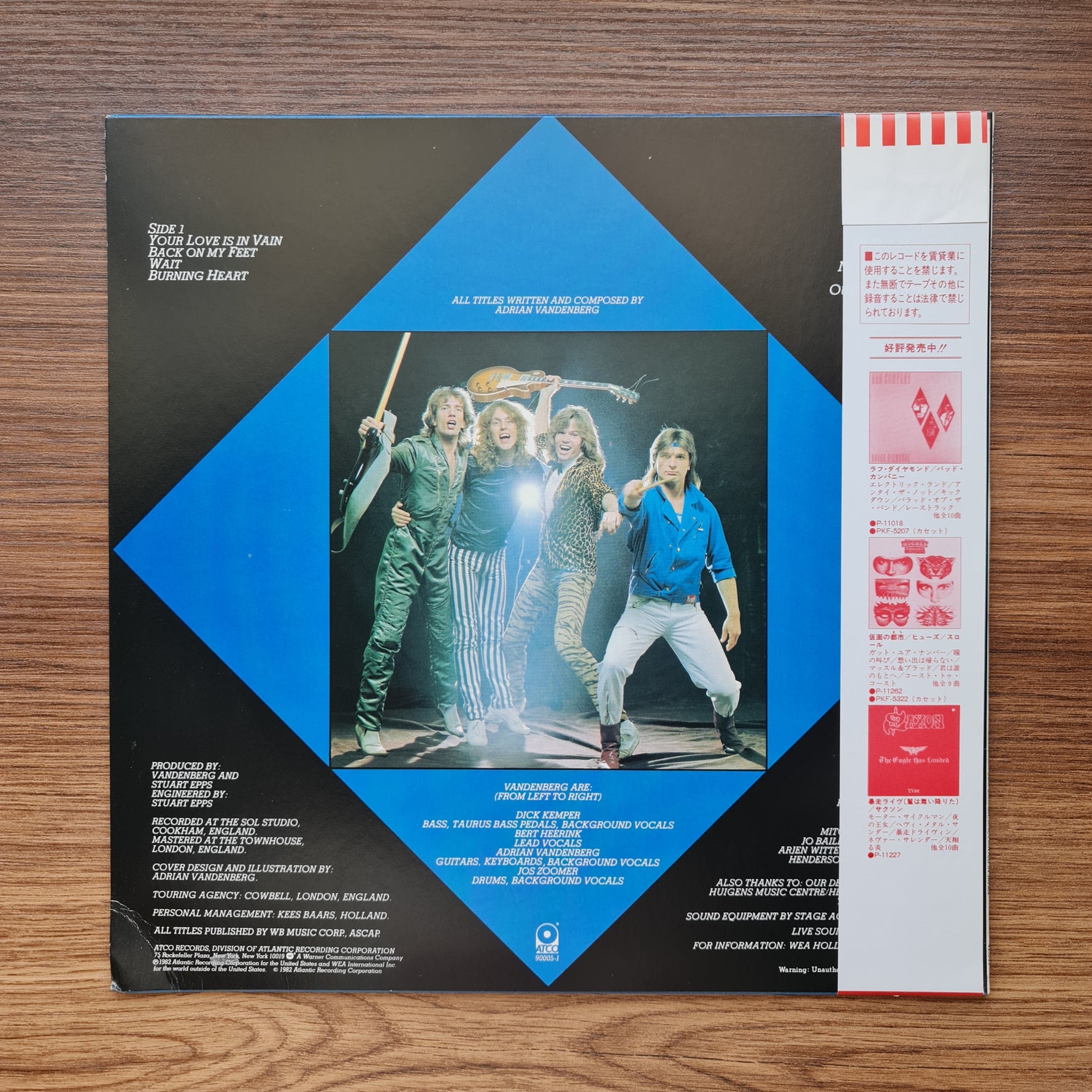 Vandenberg - Vandenberg Japan Vinyl