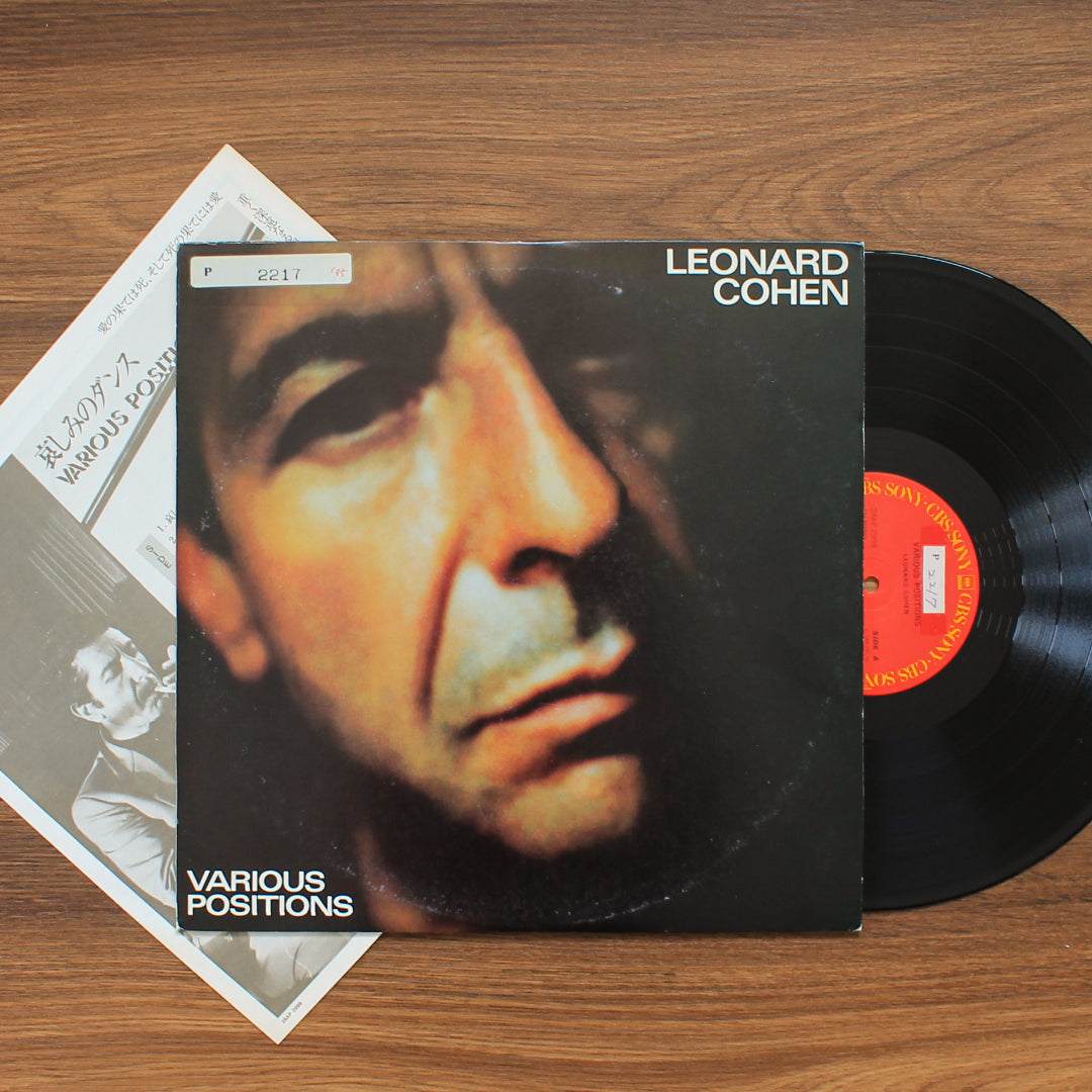 Leonard Cohen - Various Positions Japan Vinyl