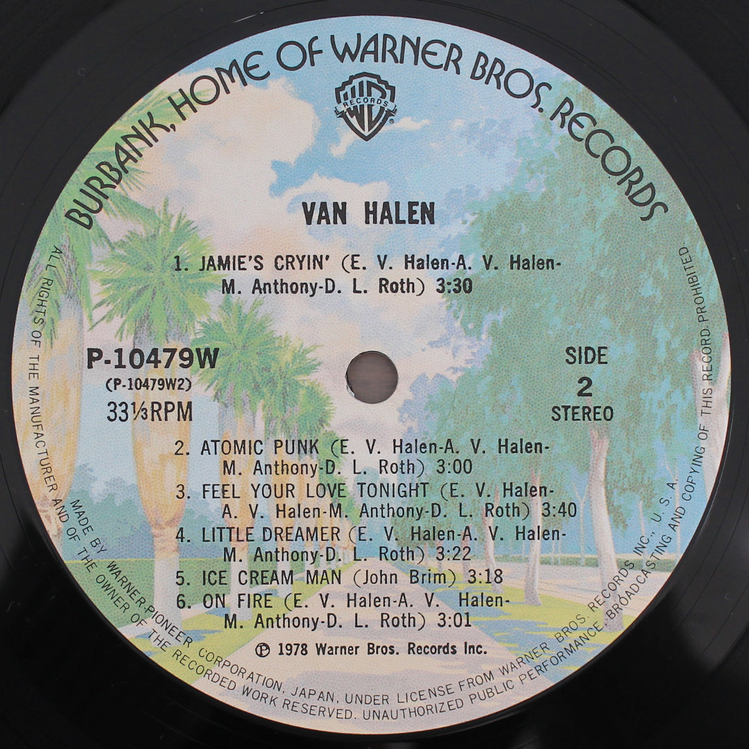Van Halen – Van Halen İmzalı Plak – Only Japan Vinyl