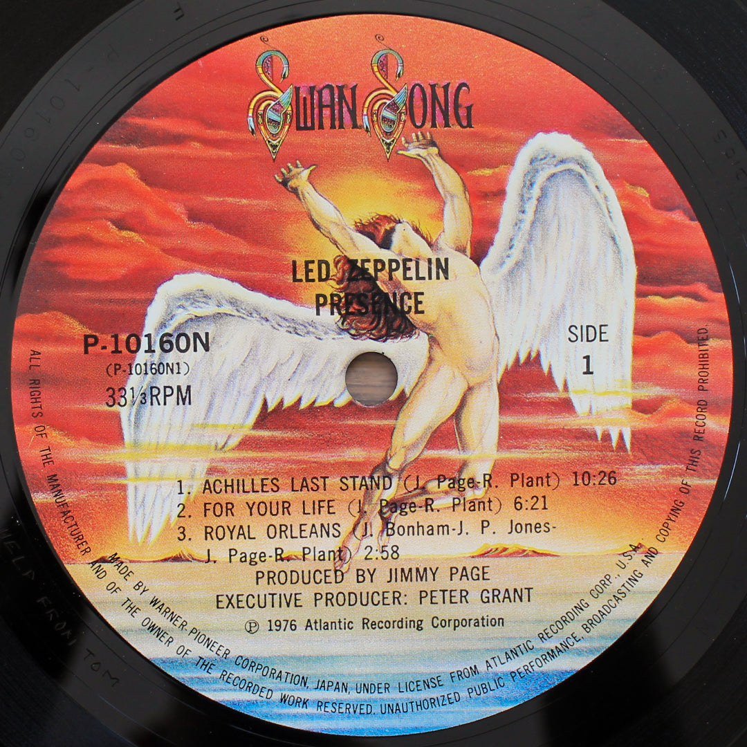 Led Zeppelin - Presence Japan Vinyl