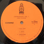 John Coltrane - Coltranology Vol. 1 33'lük LP PLAK Japan Vinyl
