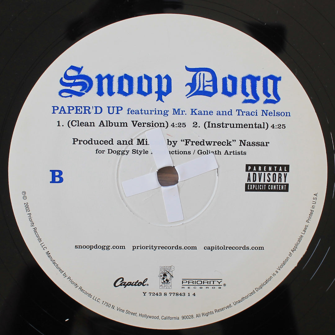 Snoop Dogg - From Tha Chuuuch To Da Palace 33'lük LP PLAK Japan Vinyl