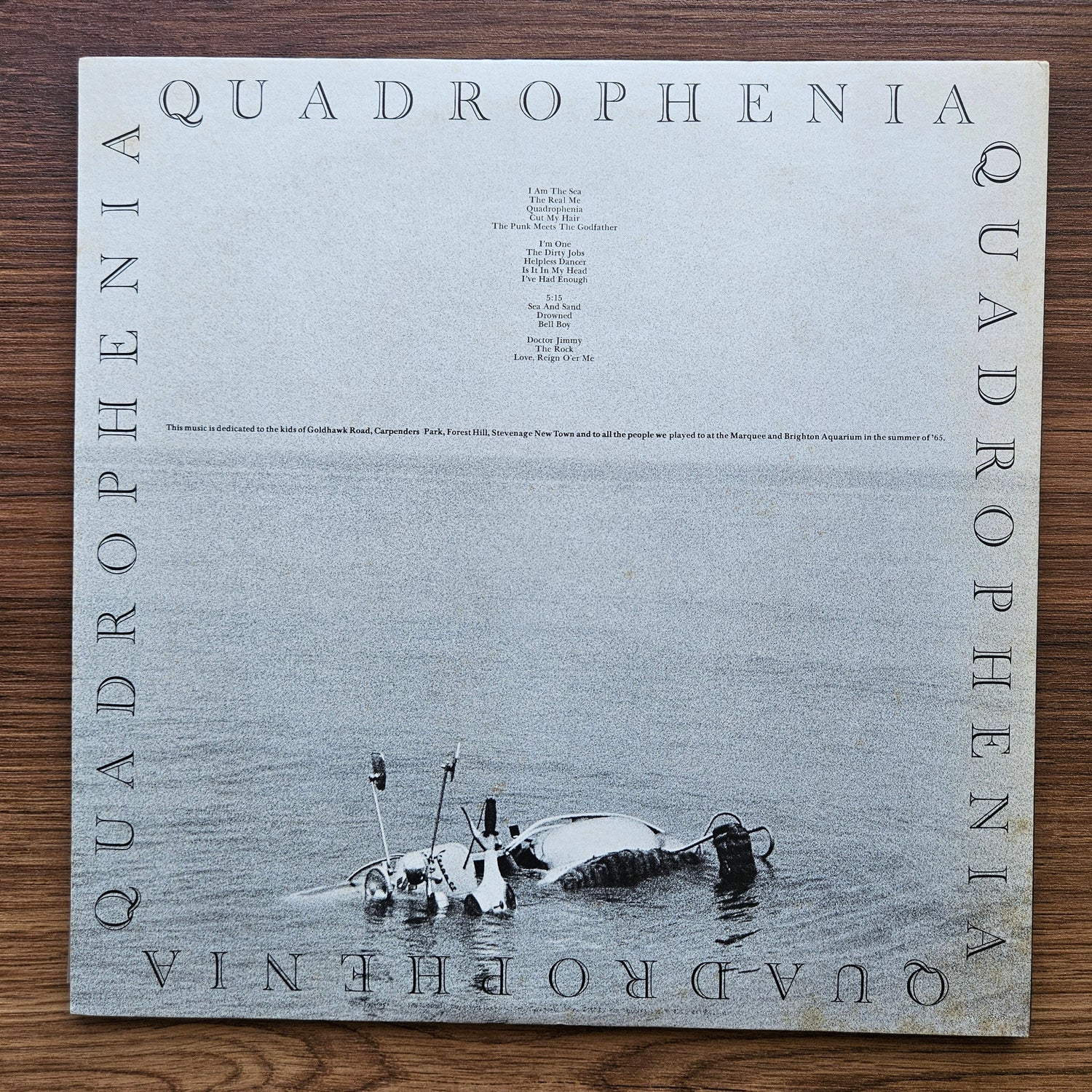 The Who – Quadrophenia 33'lük LP PLAK Japan Vinyl