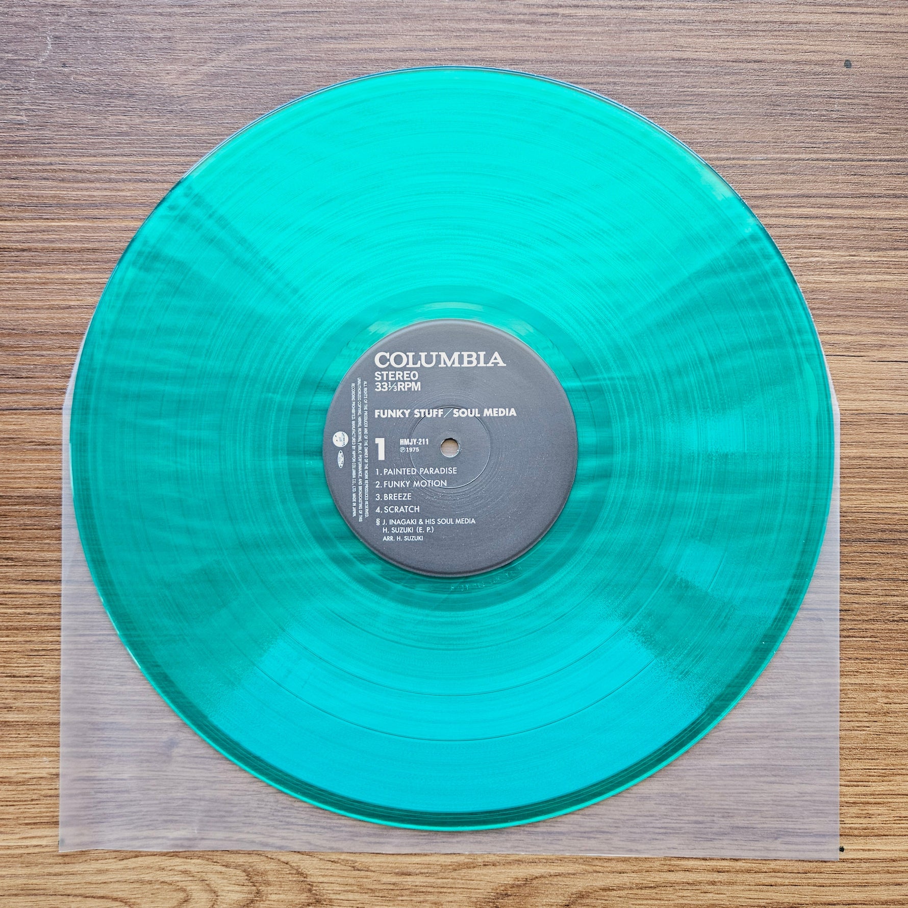 Jiro Inagaki & Soul Media – Funky Stuff 33'lük LP PLAK Japan Vinyl