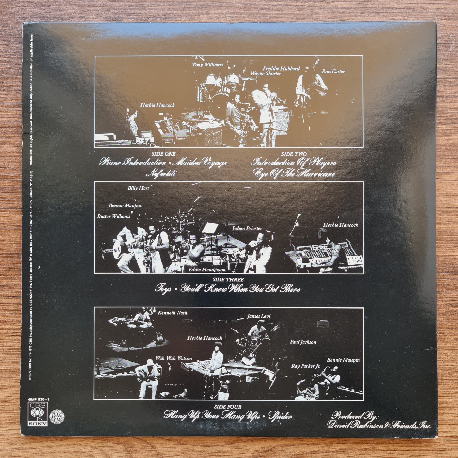 Herbie Hancock – V.S.O.P. 33'lük LP PLAK Japan Vinyl