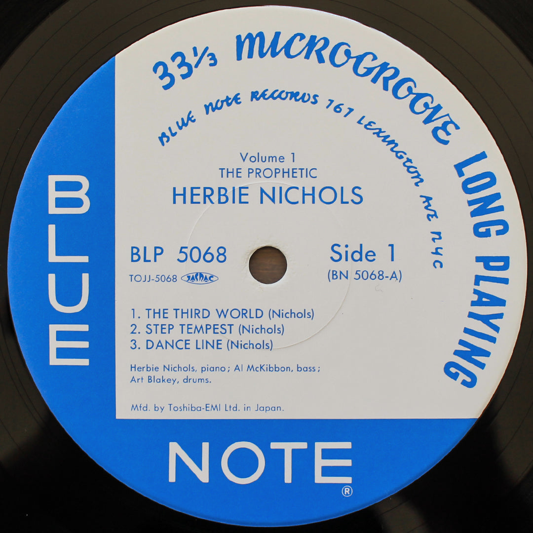 Herbie Nichols - The Prophetic Herbie Nichols Vol. 1 (10'' Plak) Japan Vinyl