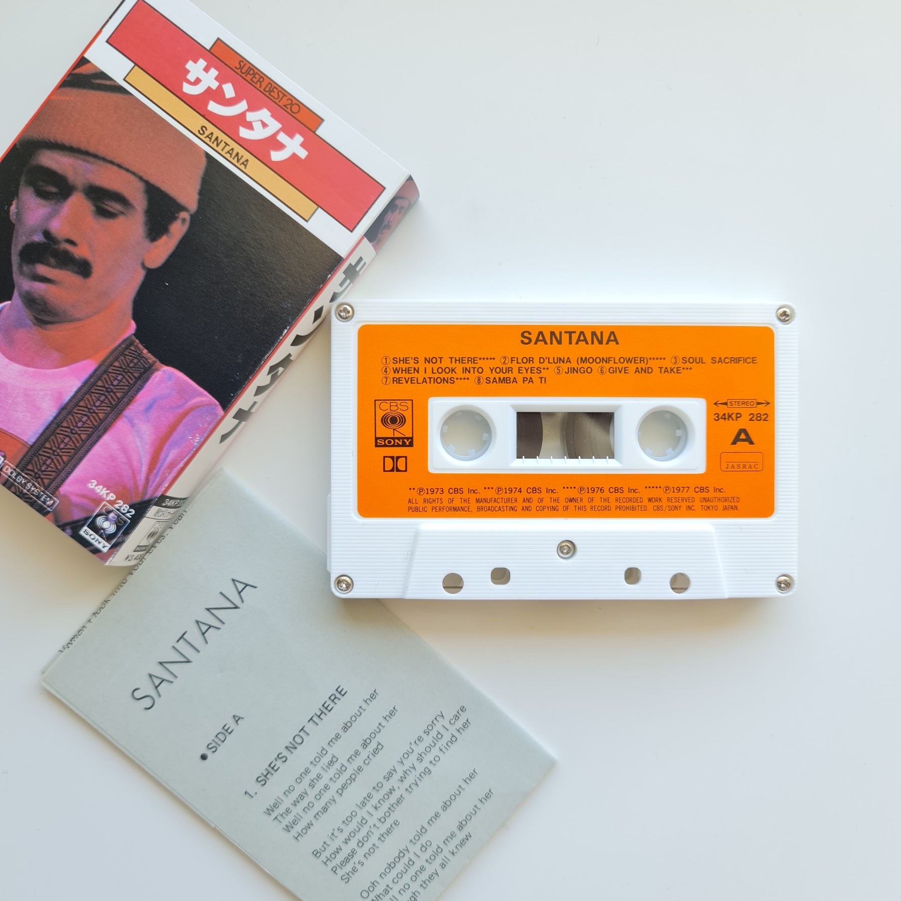 Santana ‎- Super Best 20 Japan Vinyl