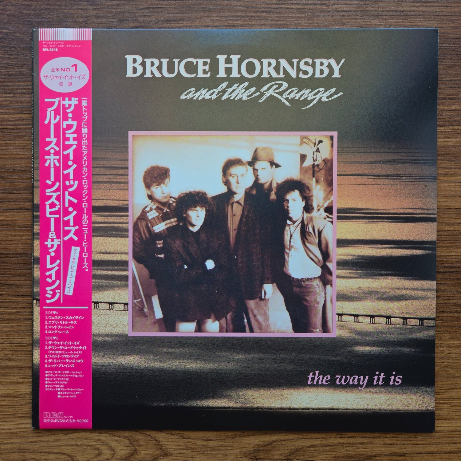 Bruce Hornsby And The Range – The Way It Is 33'lük LP PLAK Japan Vinyl