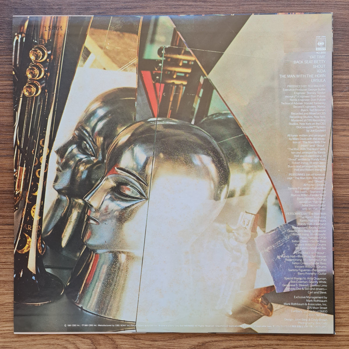 Miles Davis – The Man With The Horn 33'lük LP PLAK Japan Vinyl