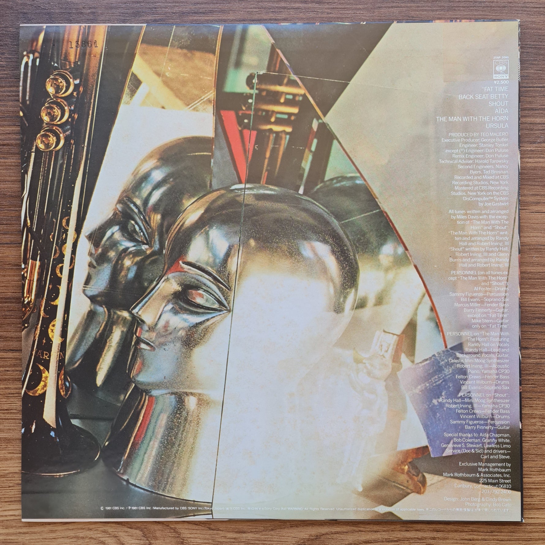 Miles Davis – The Man With The Horn 33'lük LP PLAK Japan Vinyl