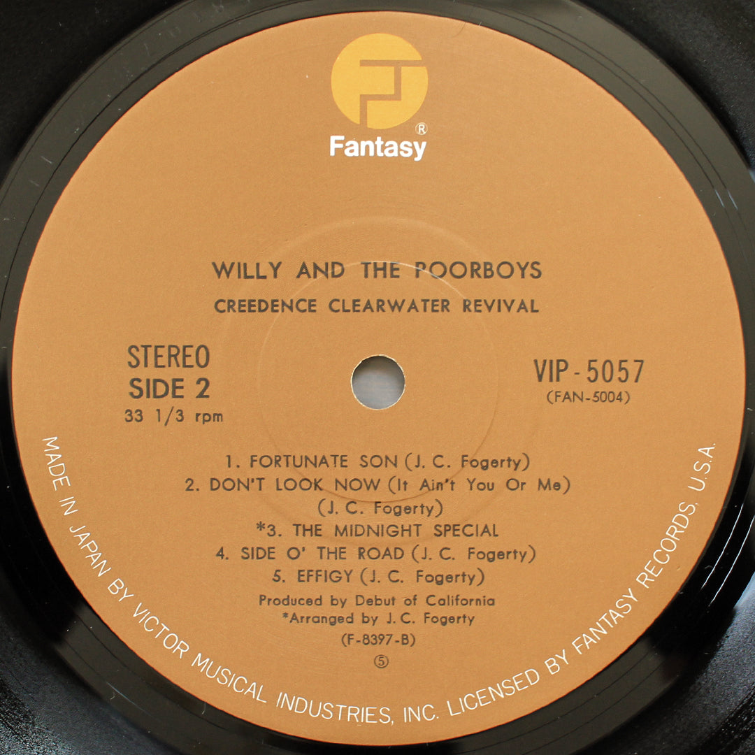 Creedence Clearwater Revival - Willy And The Poor Boys Japan Vinyl