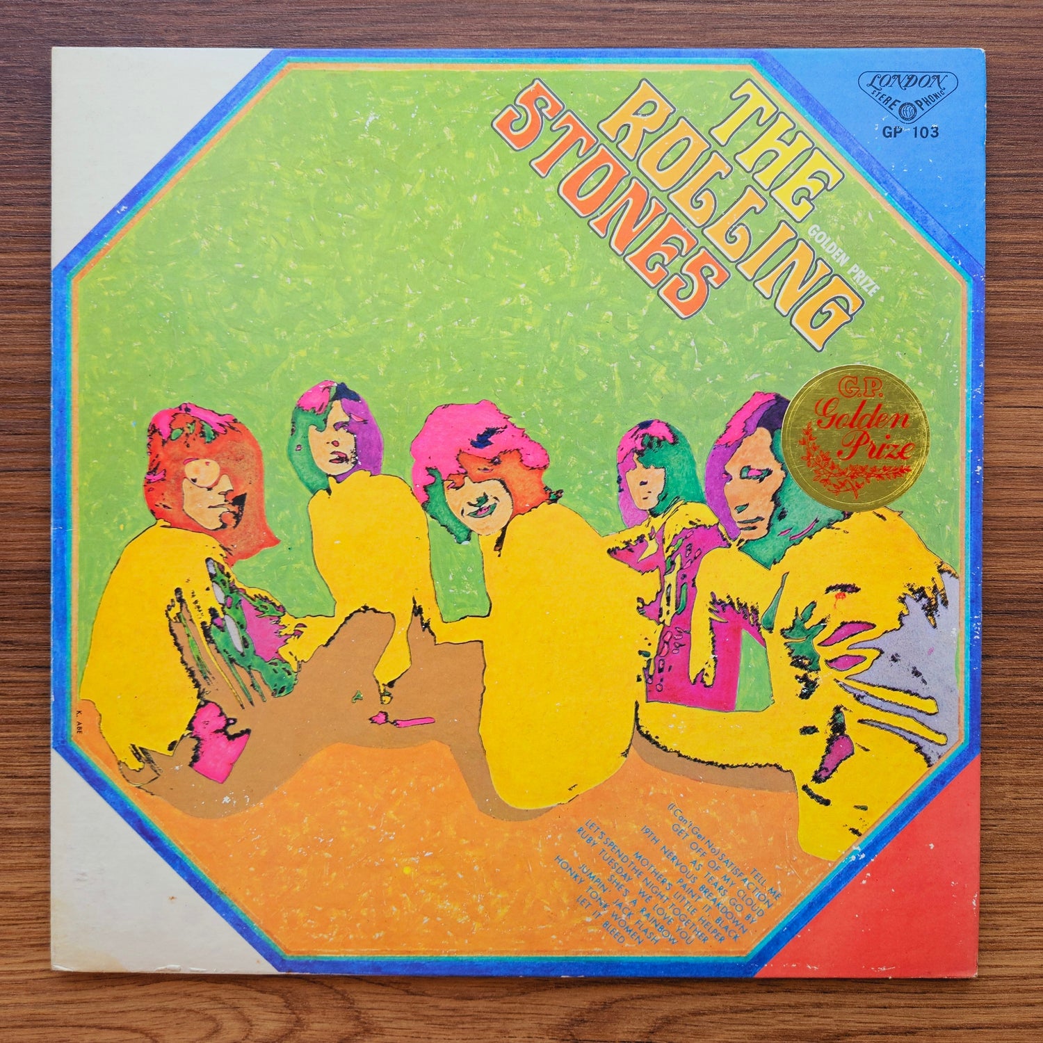 Rolling Stones – Golden Prize 33'lük LP PLAK Japan Vinyl