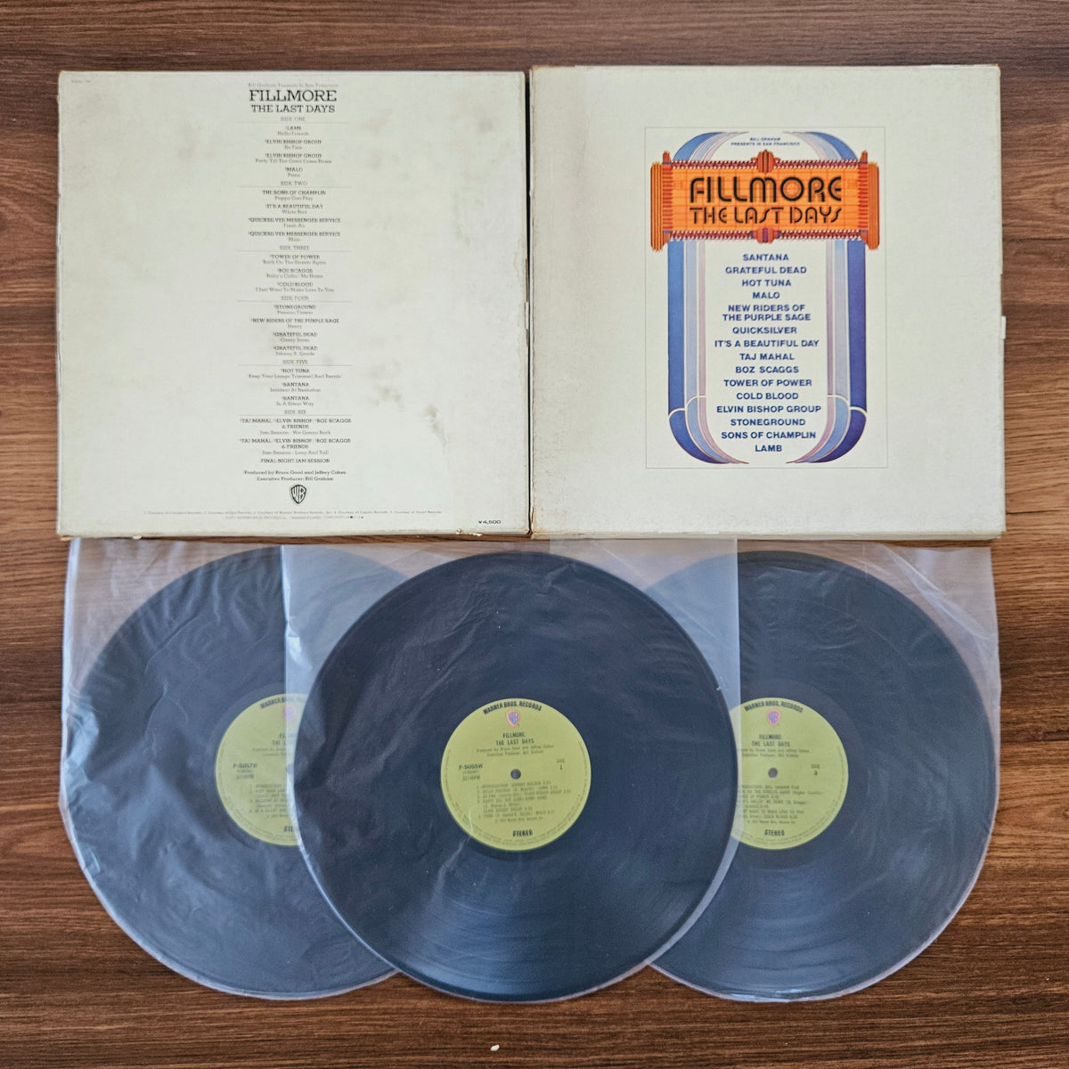 Fillmore – The Last Days Japan Vinyl