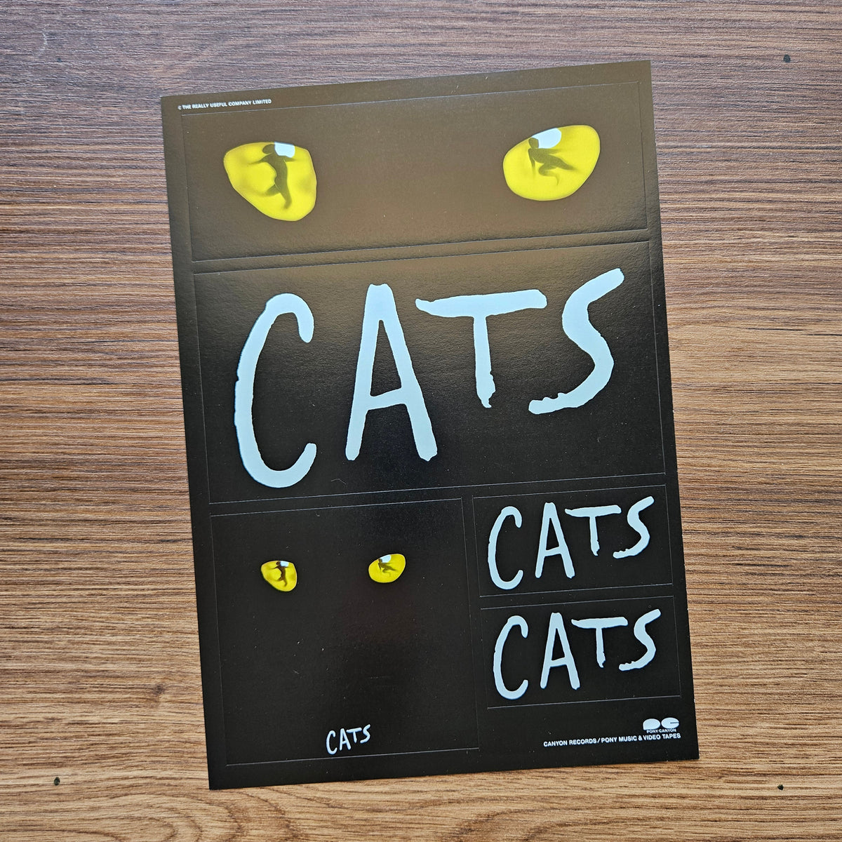 Andrew Lloyd Webber  – Cats 33'lük LP PLAK Japan Vinyl