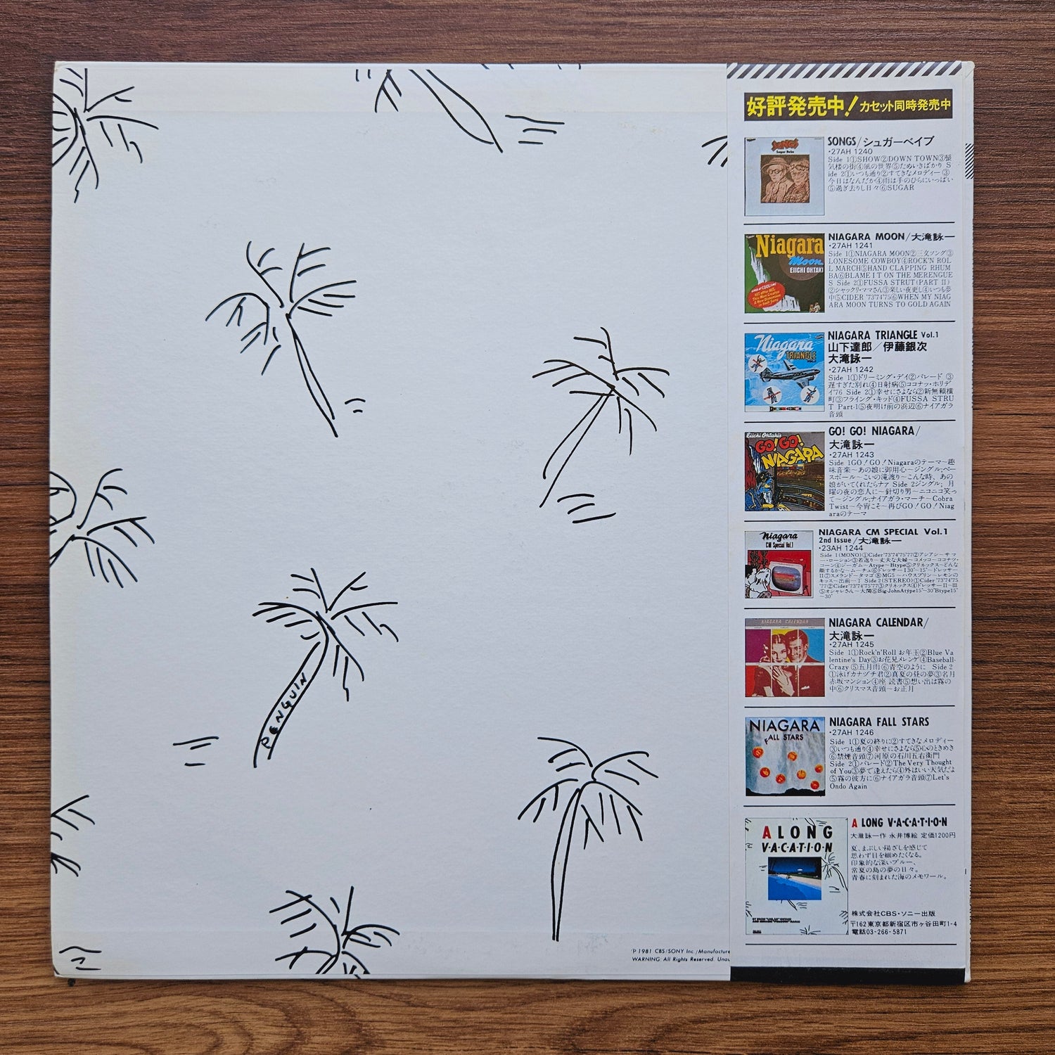 Eiichi Ohtaki – A Long Vacation 33'lük LP PLAK Japan Vinyl