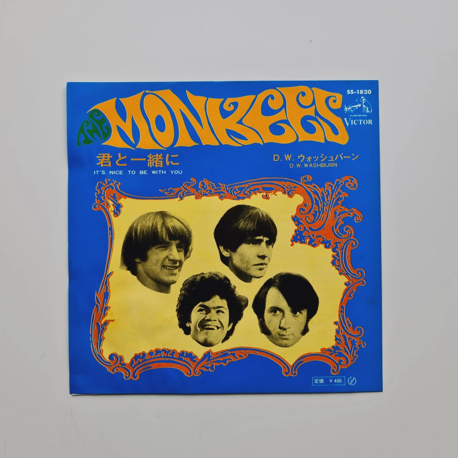 The Monkees – D. W. Washburn / It's Nice To Be With You Japan Vinyl
