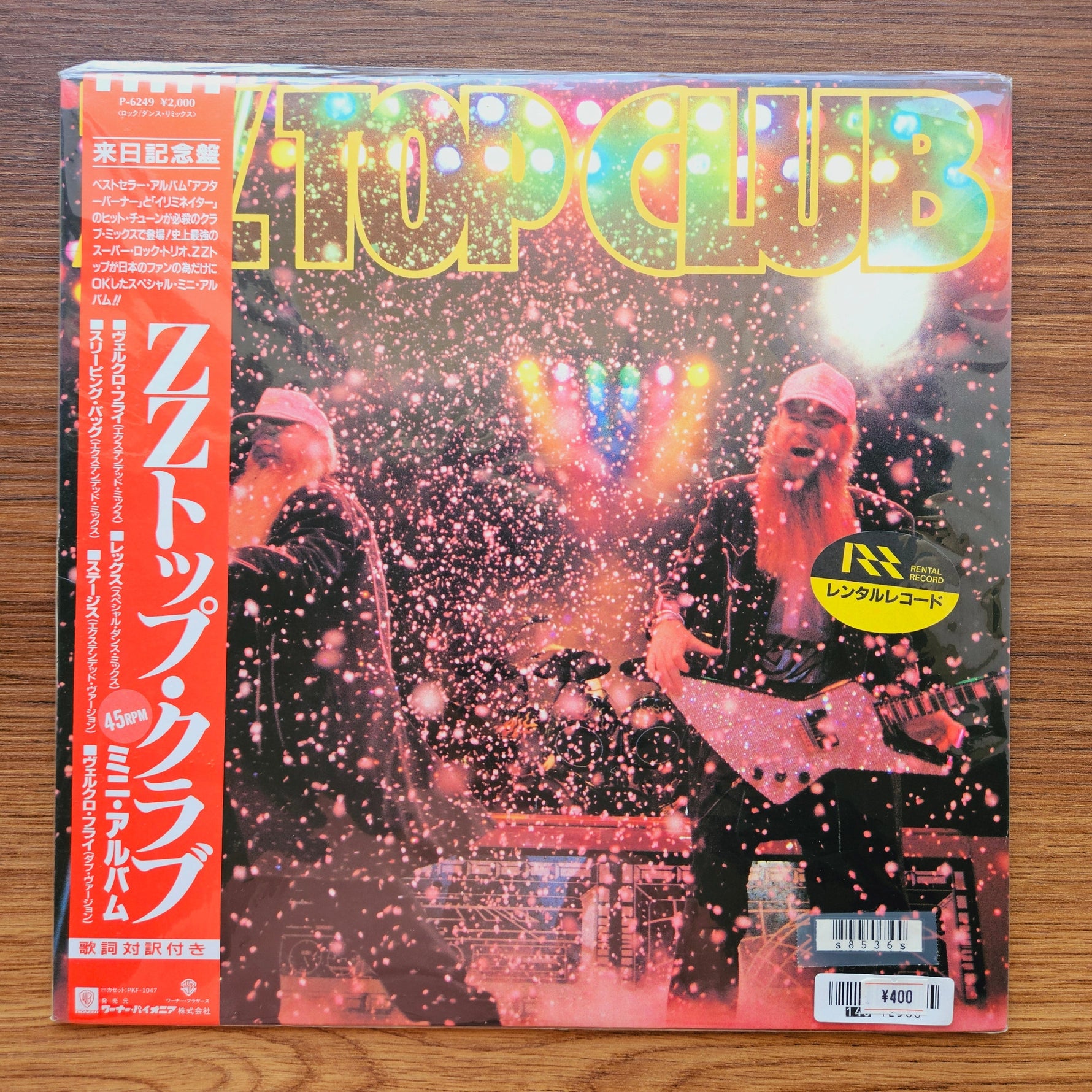 ZZ Top – Club 33'lük LP PLAK Japan Vinyl