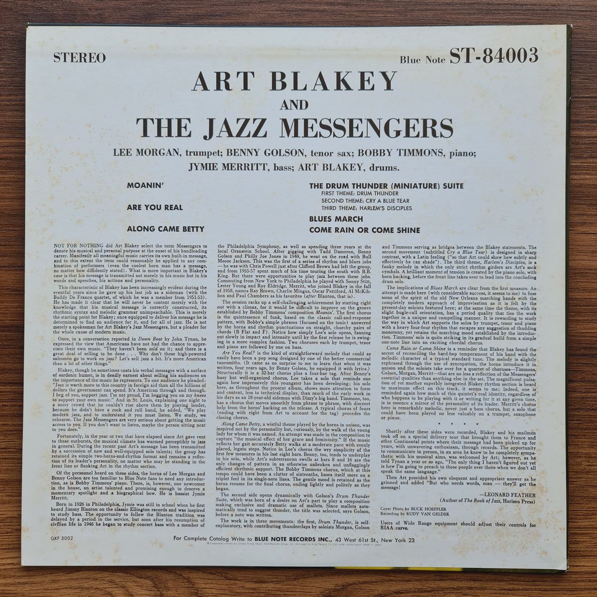 Art Blakey And The Jazz Messengers Japan Vinyl