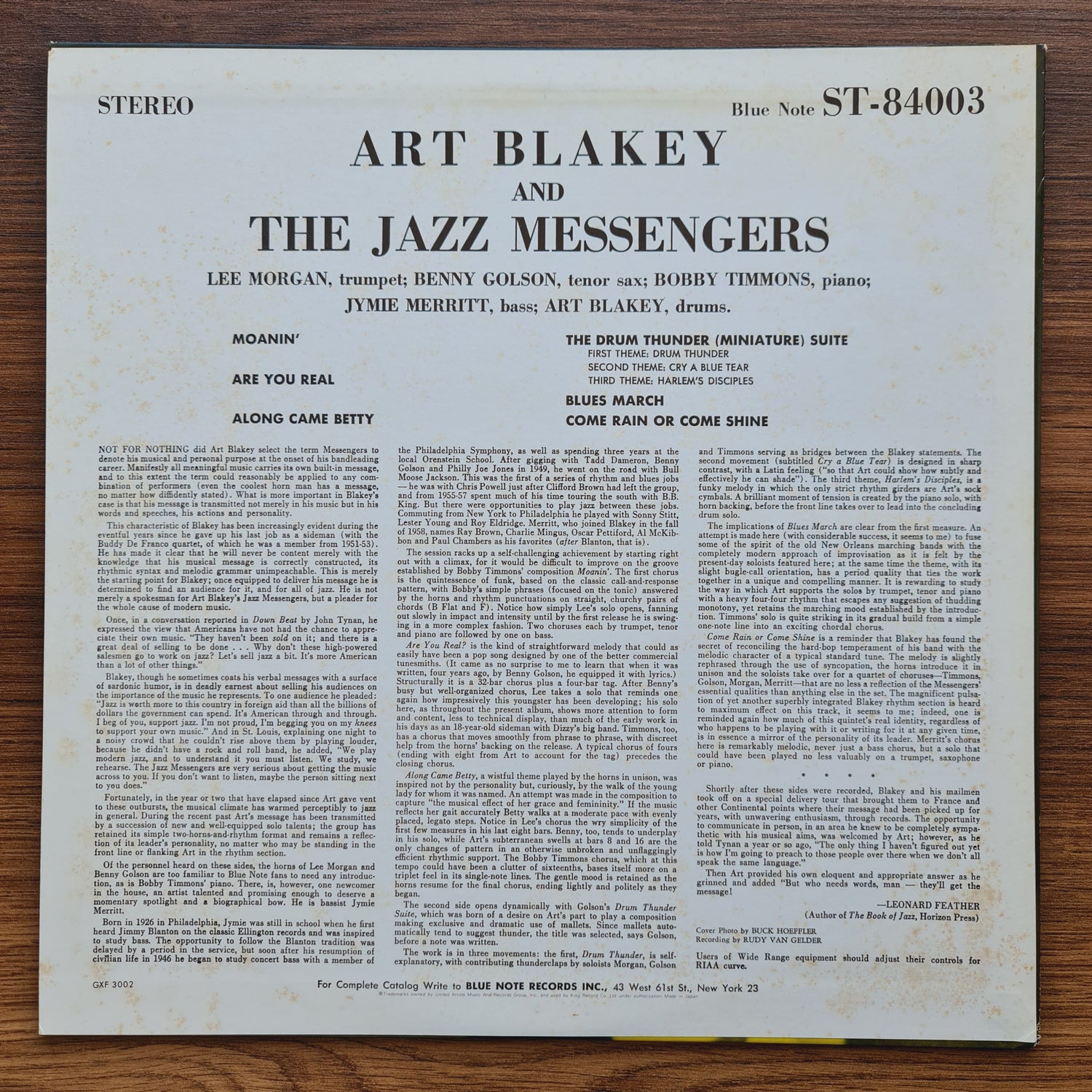 Art Blakey And The Jazz Messengers Japan Vinyl