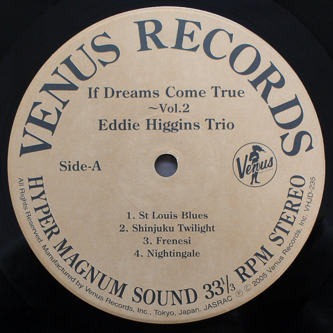 Eddie Higgins Trio - If Dreams Come True Vol.2 Japan Vinyl