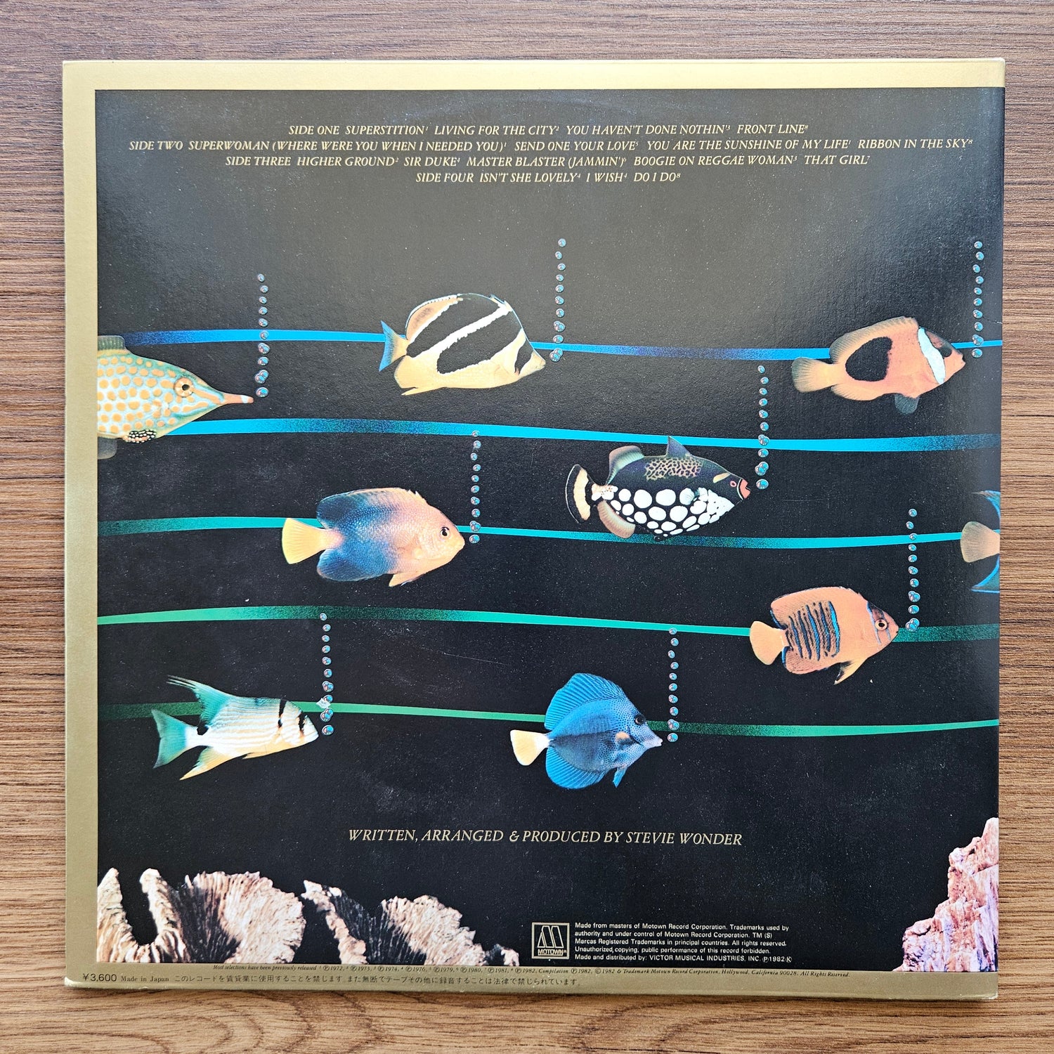 Stevie Wonder – Stevie Wonder's Original Musiquarium I 33'lük LP PLAK Japan Vinyl