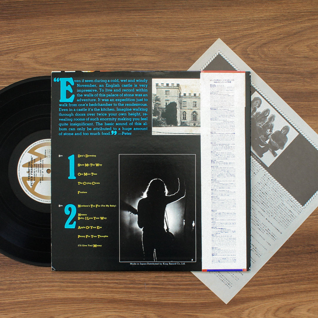 Peter Frampton - Frampton 33'lük LP PLAK Japan Vinyl