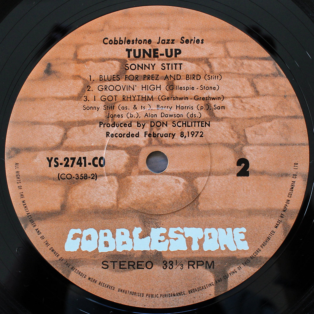 Sonny Stitt - Tune-Up! 33'lük LP PLAK Japan Vinyl
