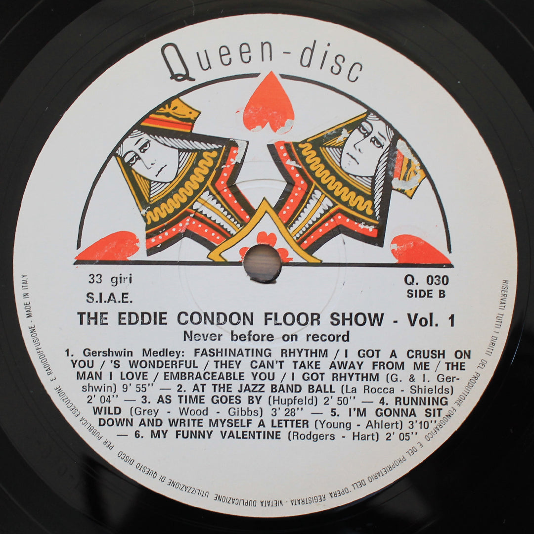 Eddie Condon – The Eddie Condon Floor Show Vol.1 İmzalı Plak Japan Vinyl