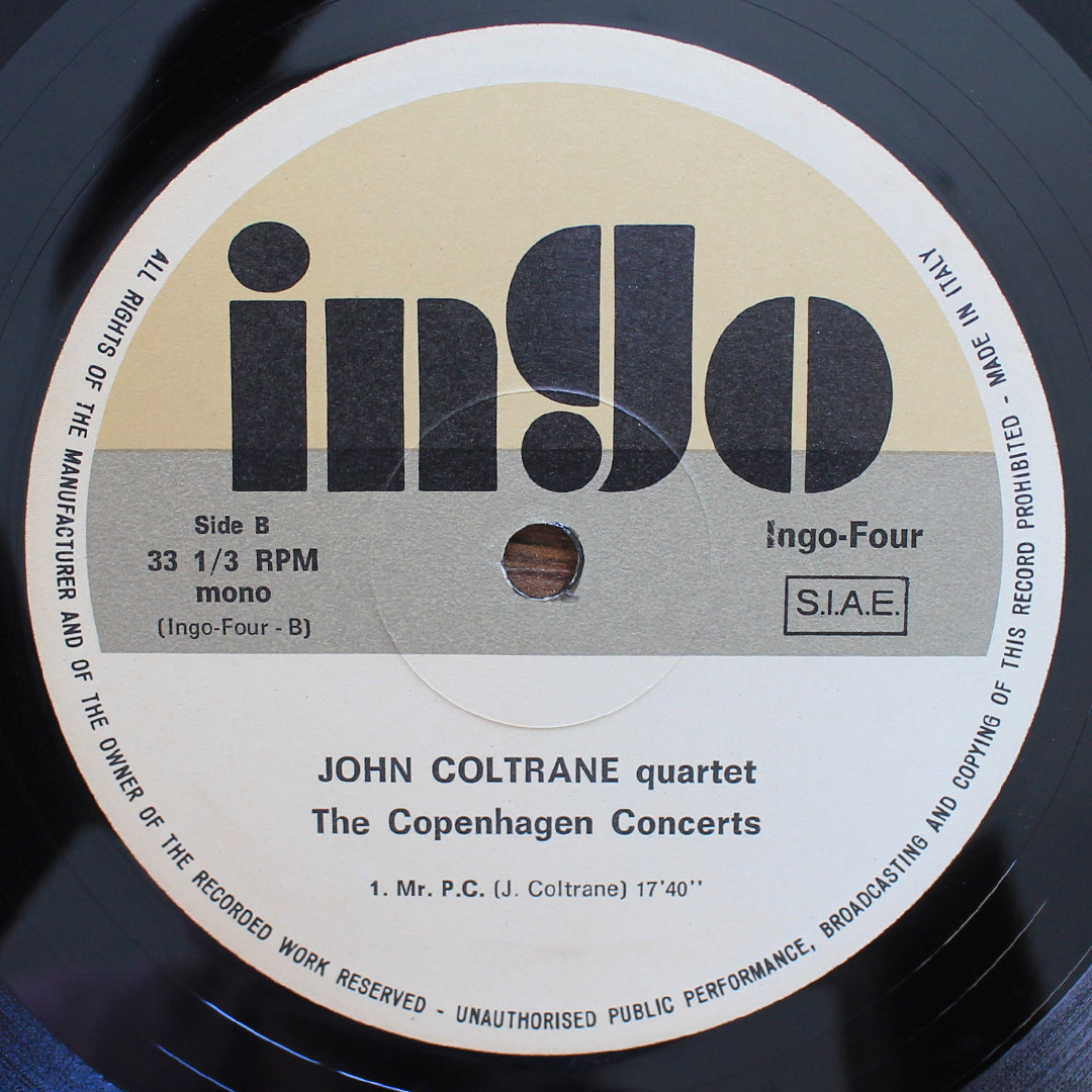 John Coltrane Quartet - The Copenhagen Concerts 33'lük LP PLAK Japan Vinyl