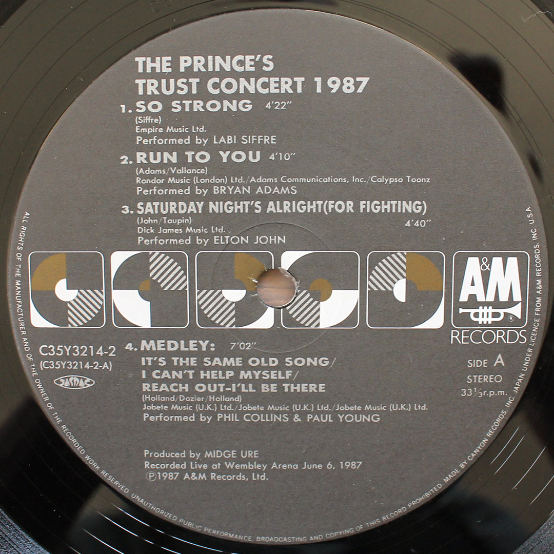 The Prince's Trust Concert 1987 Japan Vinyl