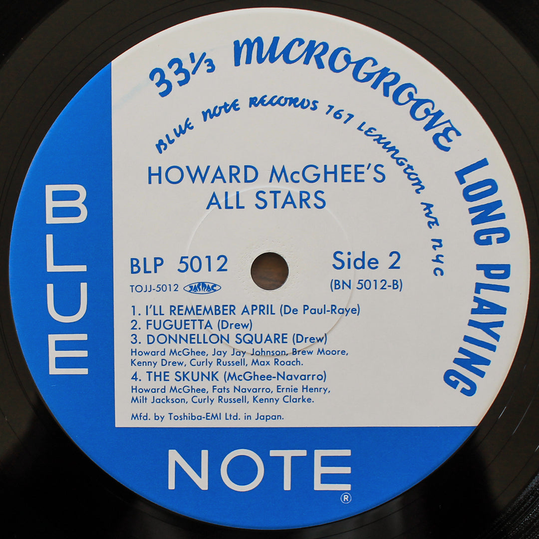 Howard McGhee All Stars  Howard McGhee - Howard McGhee All Stars (10'' Plak) Japan Vinyl