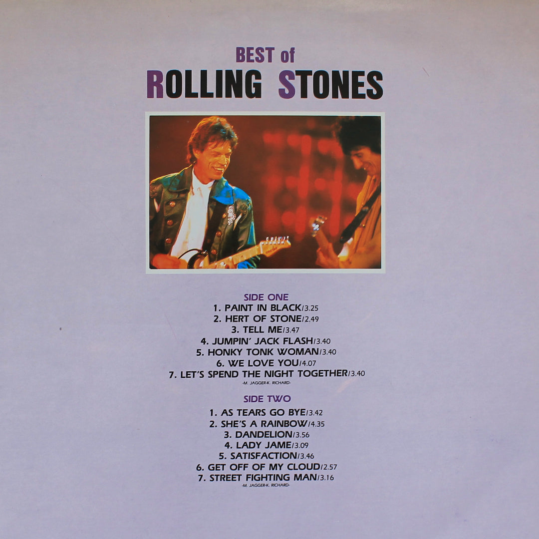 Rolling Stones - Best Of Rolling Stones 33'lük LP PLAK Japan Vinyl