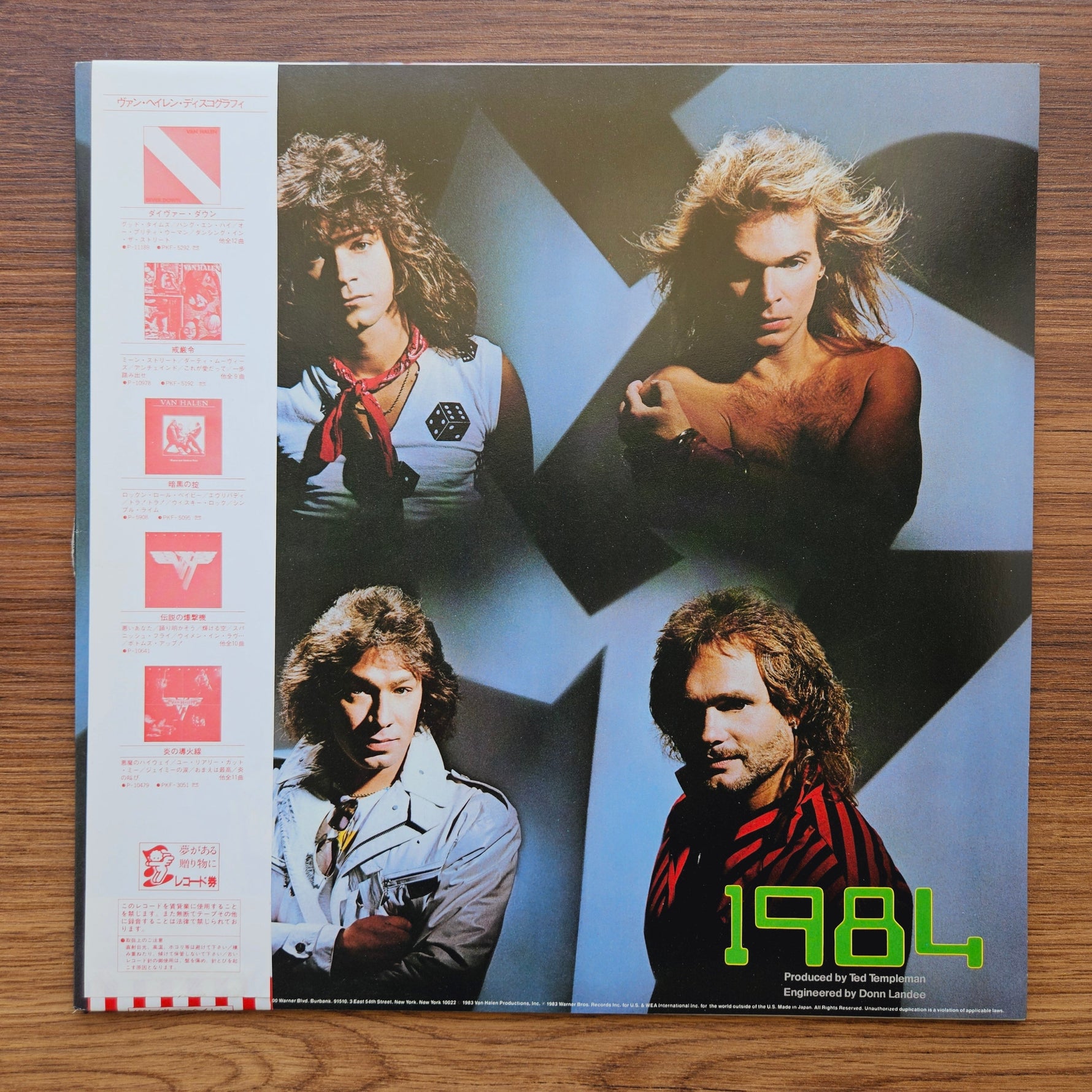 Van Halen – 1984 33'lük LP PLAK Japan Vinyl