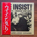 Max Roach – We Insist! Max Roach's Freedom Now Suite 33'lük LP PLAK Japan Vinyl