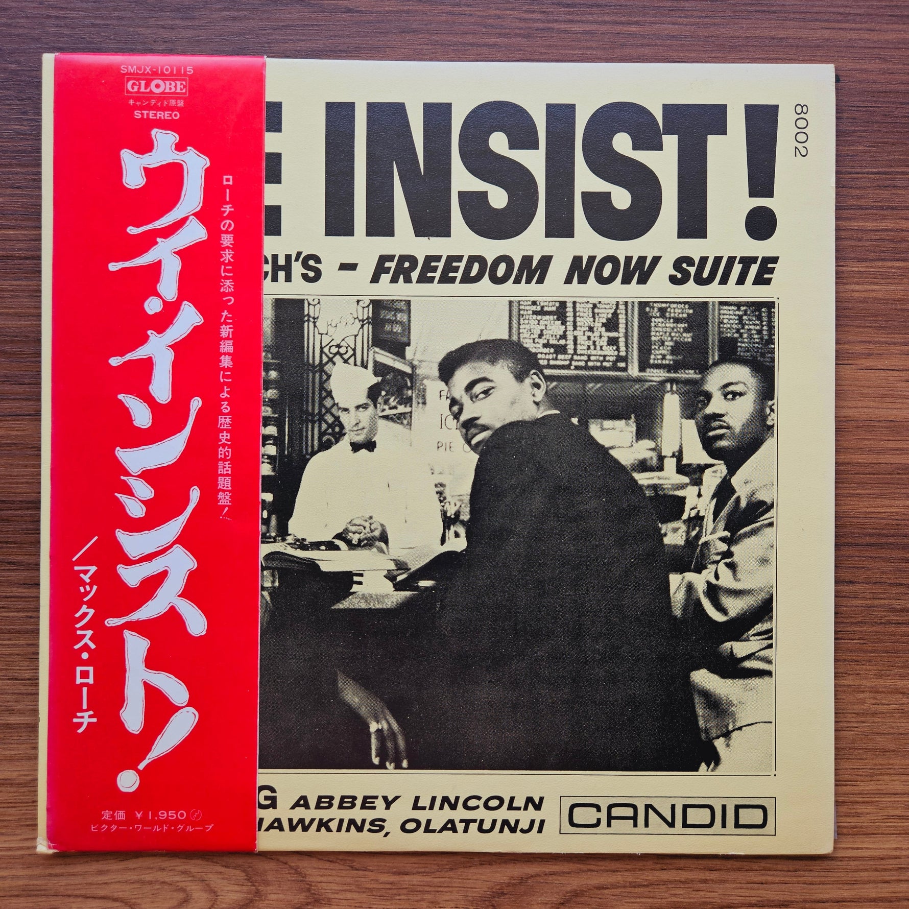 Max Roach – We Insist! Max Roach's Freedom Now Suite 33'lük LP PLAK Japan Vinyl