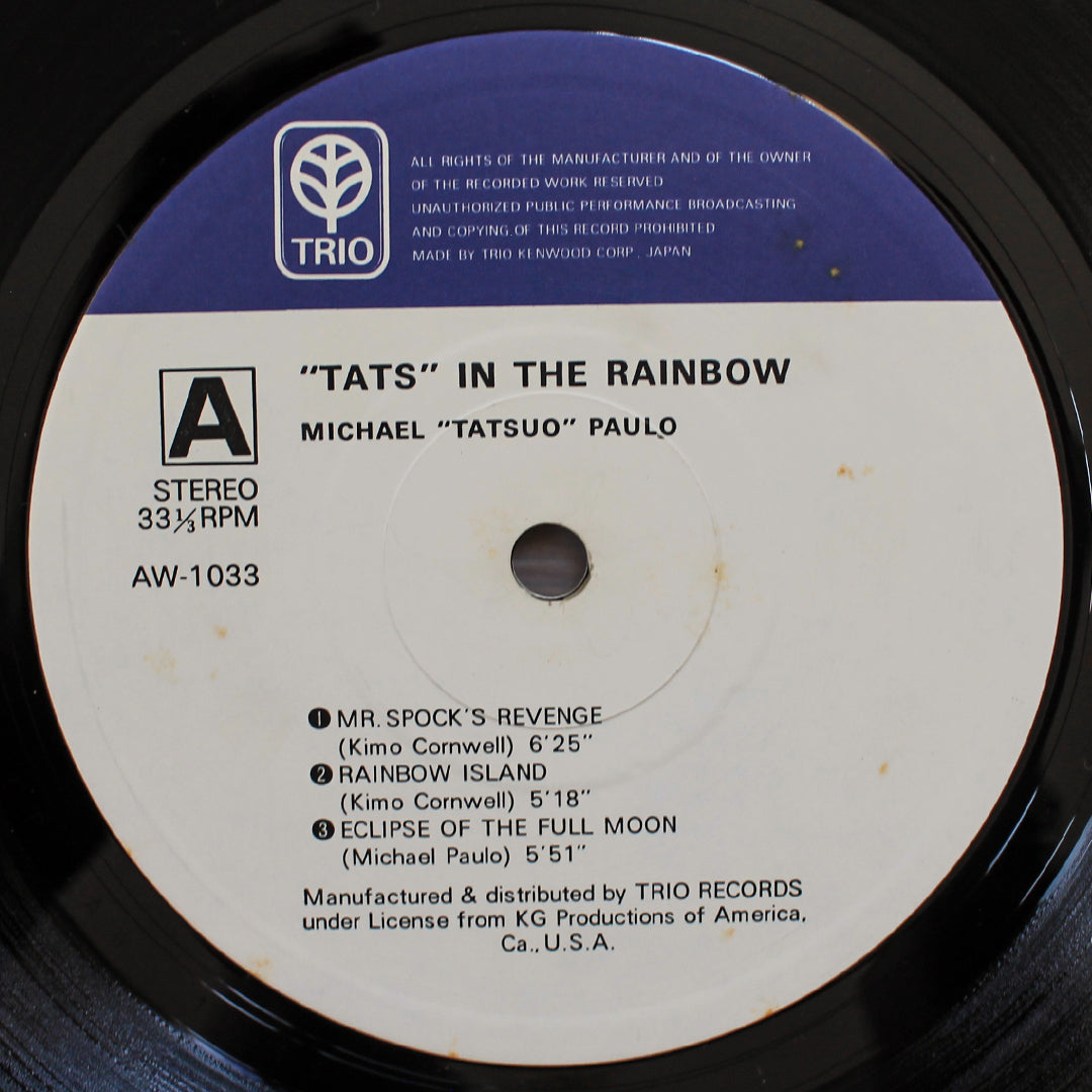 Michael Paulo – Tats In The Rainbow 33'lük LP PLAK Japan Vinyl