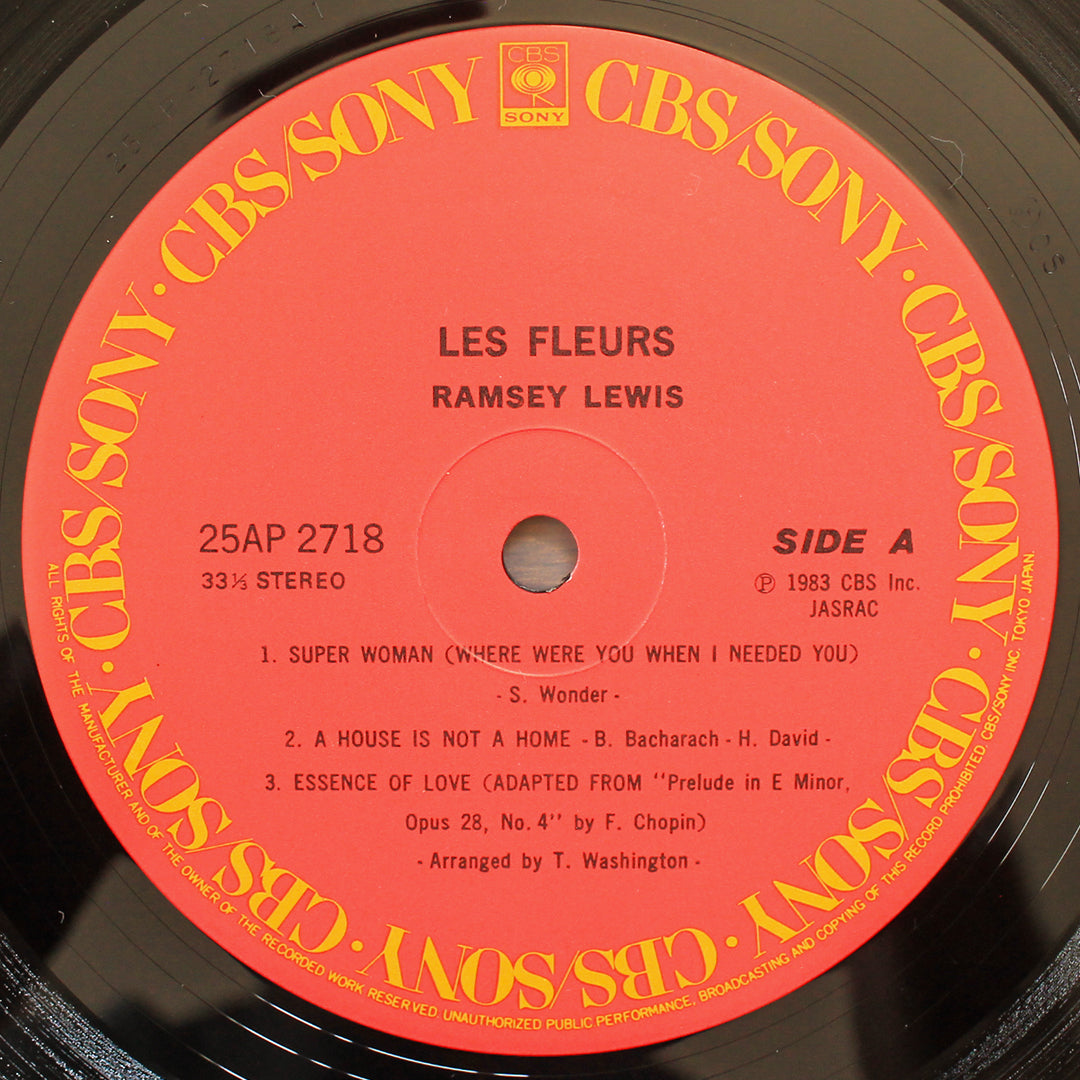 Ramsey Lewis – Les Fleurs 33'lük LP PLAK Japan Vinyl