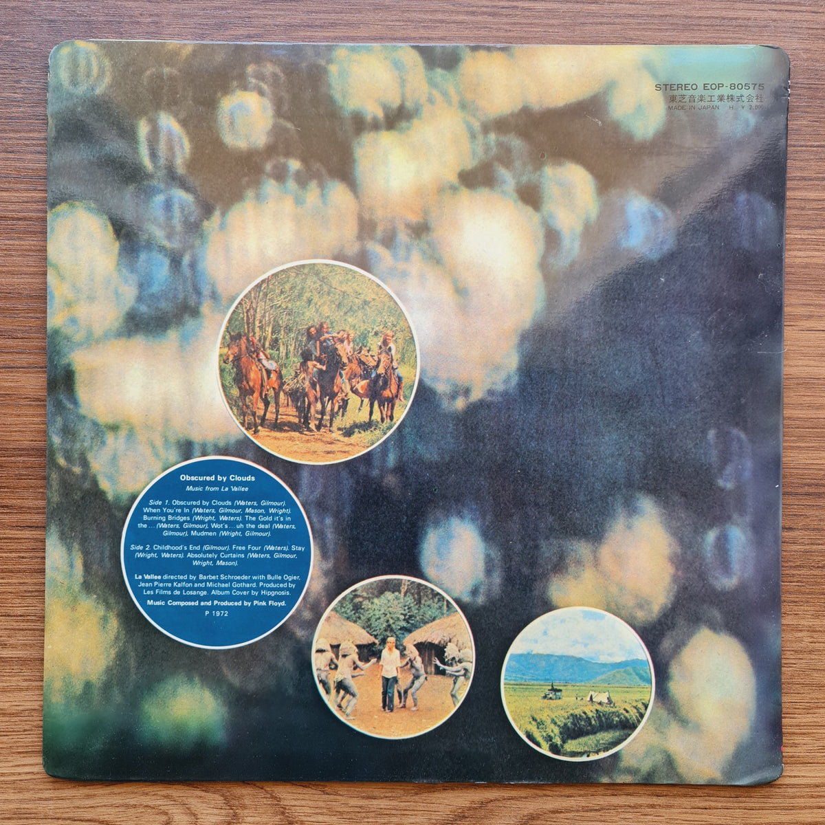 Pink Floyd – Obscured By Clouds 33'lük LP PLAK Japan Vinyl